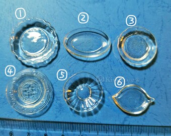 Pocket plate silicone mold-mini dish resin mold-mini tableware mold-miniature tray model mold-Mini food play model mold-Epoxy resin mold