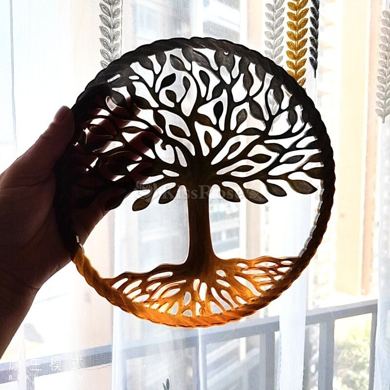Tree Silicone Mold for Wall Decoration-Wall decor hanging resin molds-Hollow tree light catcher mold-Home decor-Resin craft-Silicon mould