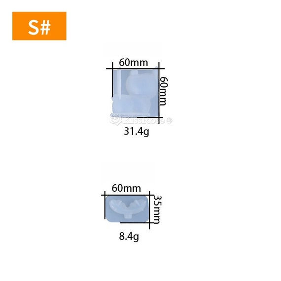 3-teiliges Elch Silikonform-Set Für Harz-Anhänger – Inkl. Ketten, Perfekt Für Weihnachts-DIY