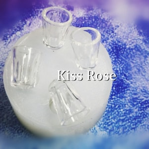 Silicon Resin Mold - Mini cup Resin Silicone Mould- Epoxy Resin Craft Mold - Casing Silicone Mold Resin Cabochons -DIY Mold