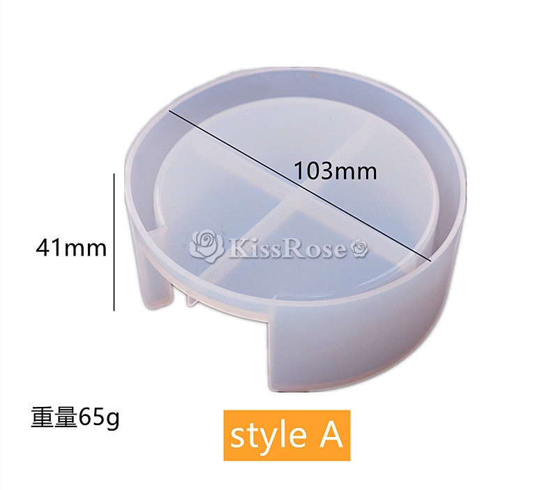 Cool Dragon Silicone Mold For Making Epoxy Resin Coasters - Flexible Craft Mat For Unique Drink Mats