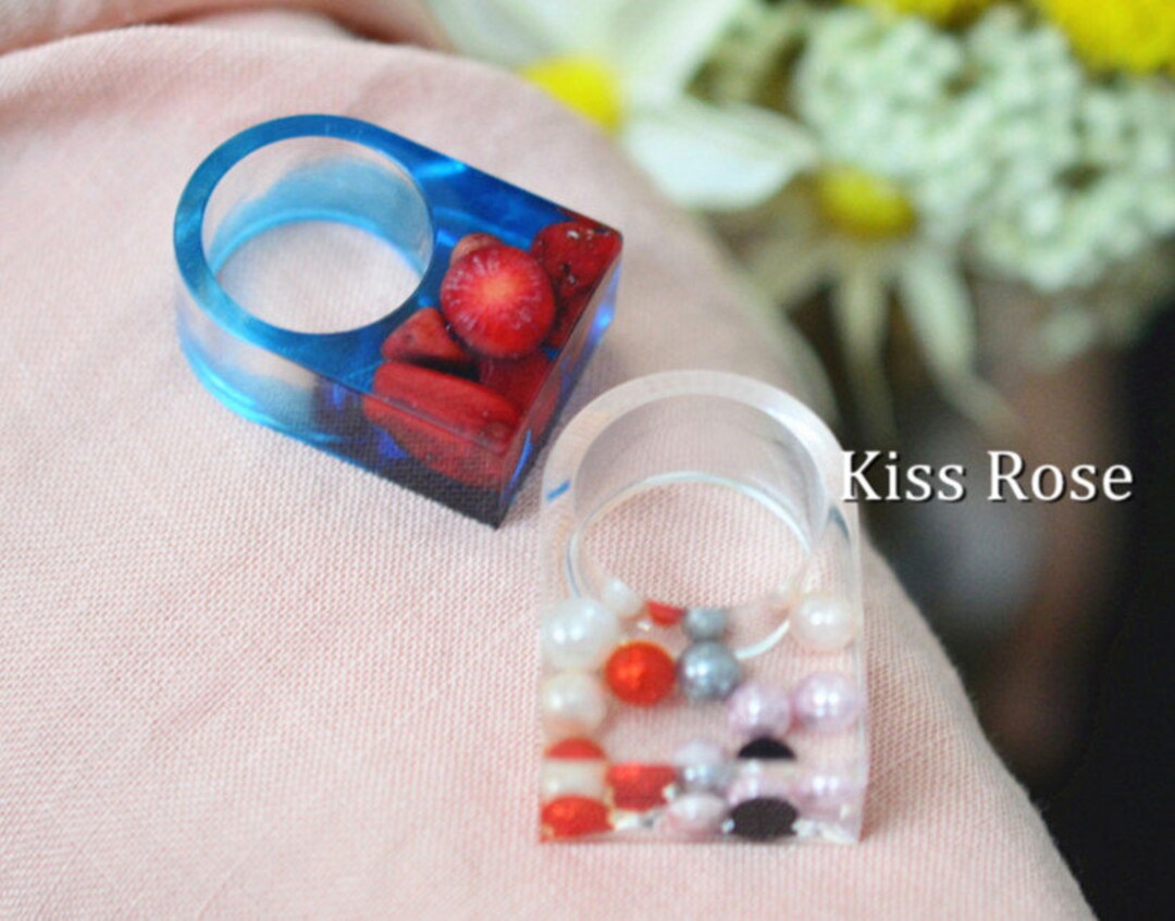 Flat Silicone Ring Mold Ring Diy Making Resin Molds Resin Jewelry Mold