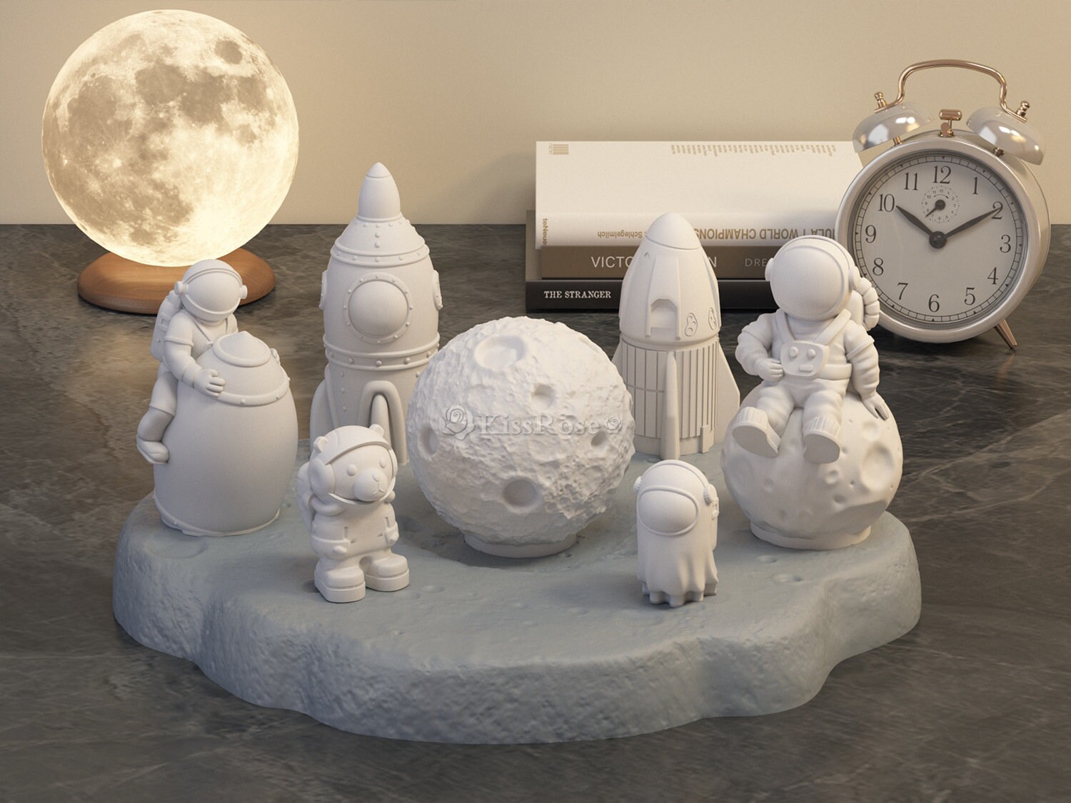 Astronaut Silicone Mold-space Cat/orangutan Resin Molds-rocket