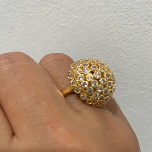 zirconia and stainless steel ring round shape