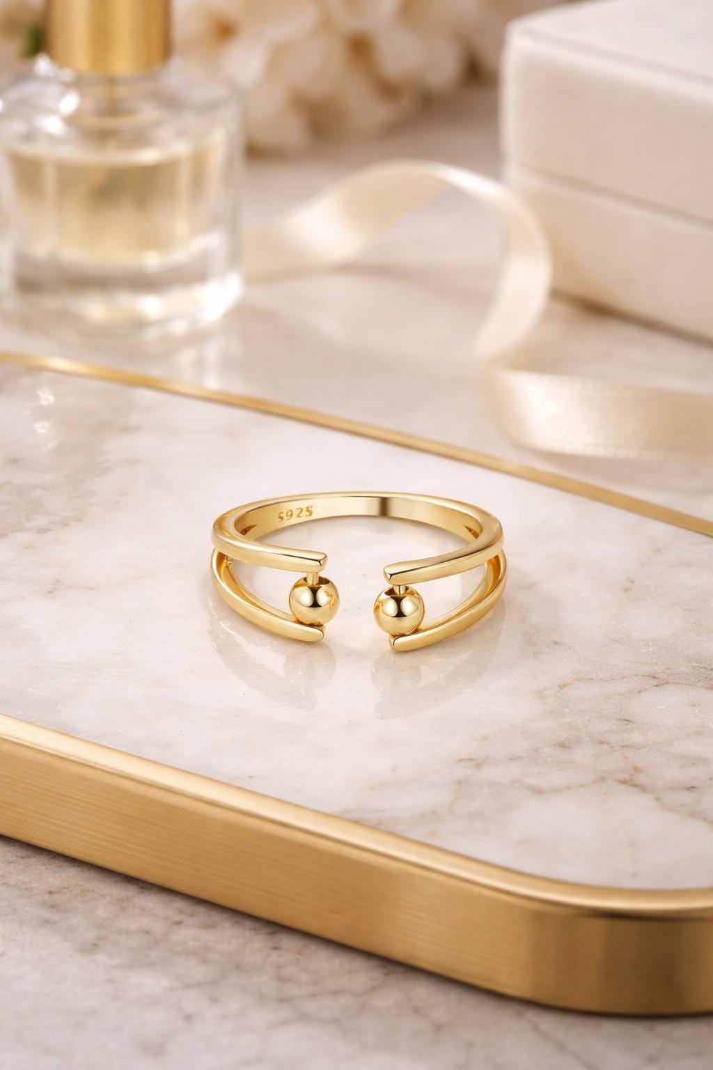 Bague fantaisie vintage taille 54 - Style rétro à votre doigt
