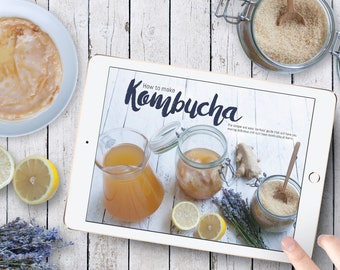 How to make kombucha eBook – Instant Download Printable