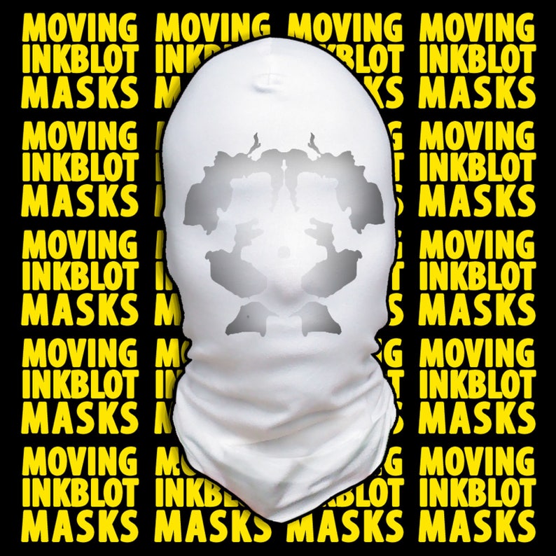 Halloween Rorschach Moving Inkblot Mask Psychotic image 3