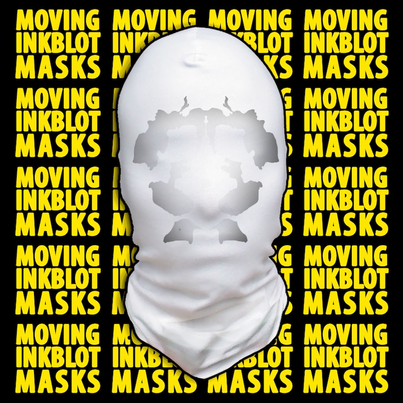 Halloween Rorschach Moving Inkblot Mask Psicótico imagen 4