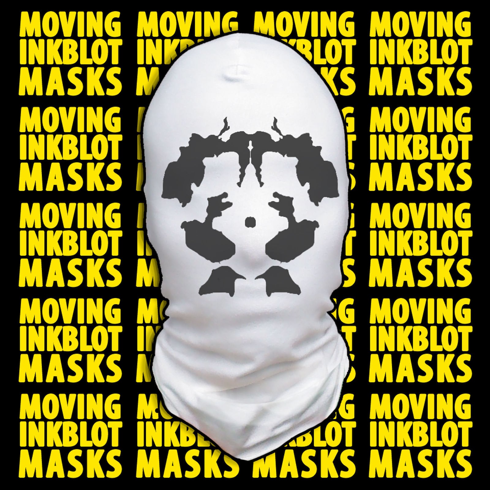Rorschach Mask Moving Ink Blots Clipart