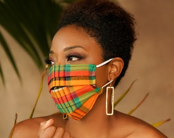 Reusable face mask from Canada, African print facemask