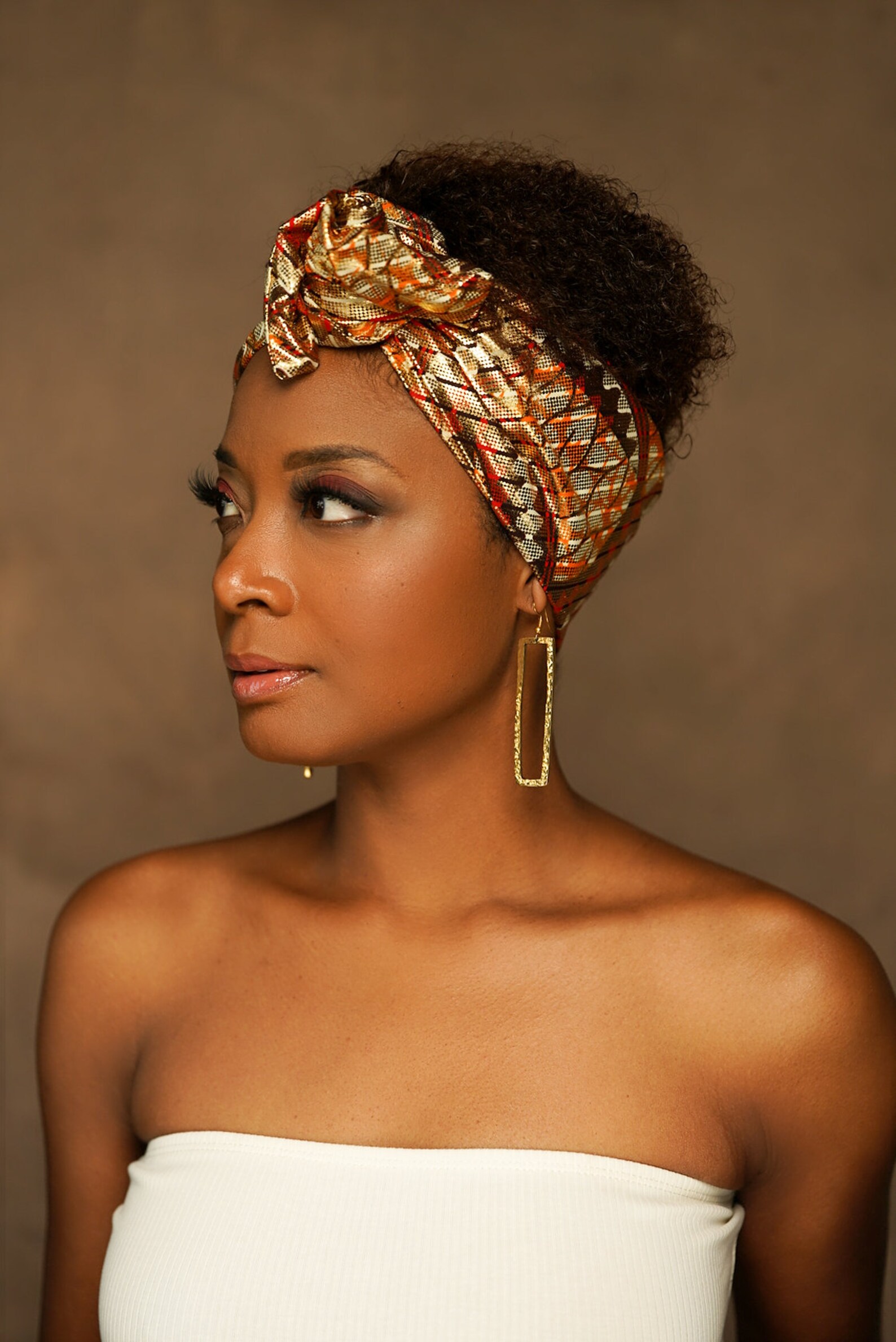 wired african head wrap