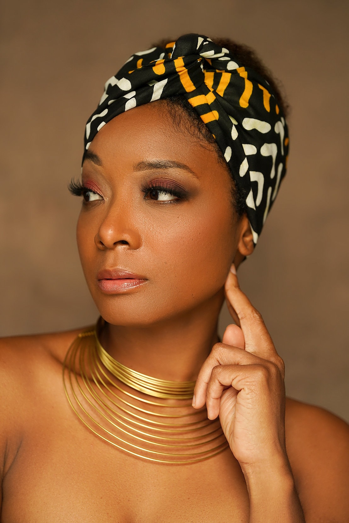 African Print Wired Head Wrap, Headbands for Woman, Headbands, Womans