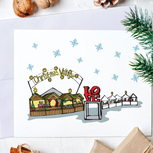 Philadelphia Christmas Cards 