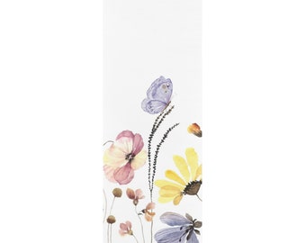 Rubber Yoga Mat flowers