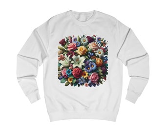 Unisex Sweatshirt Blumen Muttertag Mama Geschenk
