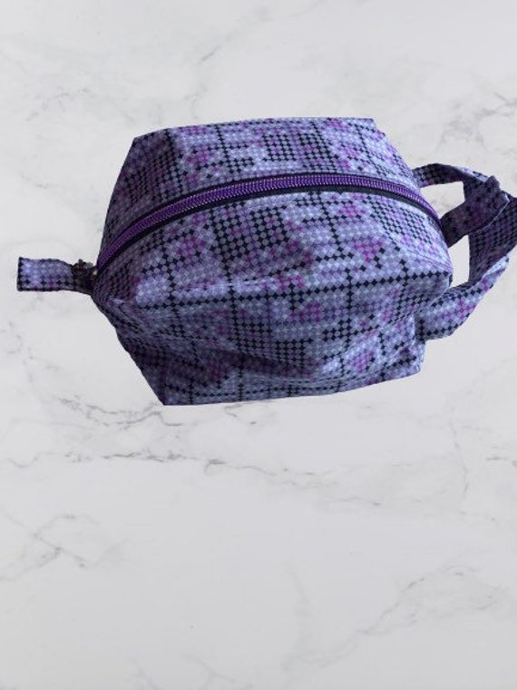 Small Rectangular Zippered Boxy Pouch - Etsy