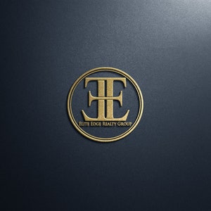 Diseño de logotipo personalizado, creación de logotipo, logotipo minimalista, logotipo de bienes raíces, logotipo de letra inicial
