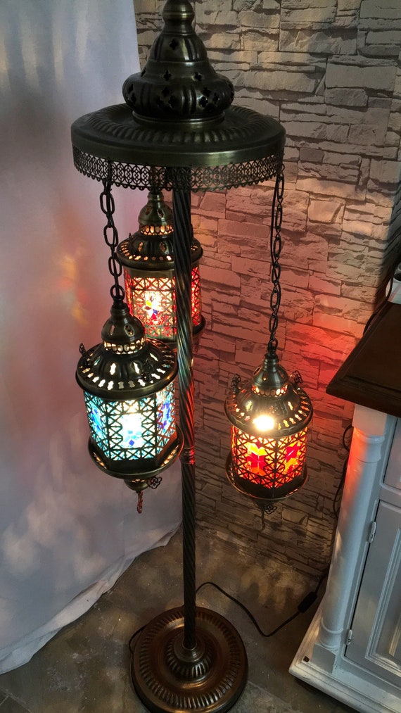 standing moroccan lamp