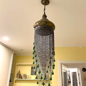 FREE SHIPPING Chandelier, Chandelier lighting,Foyer light,chain chandelier,Moroccan light,knight chandelier Moroccan lighting,Turkish lights