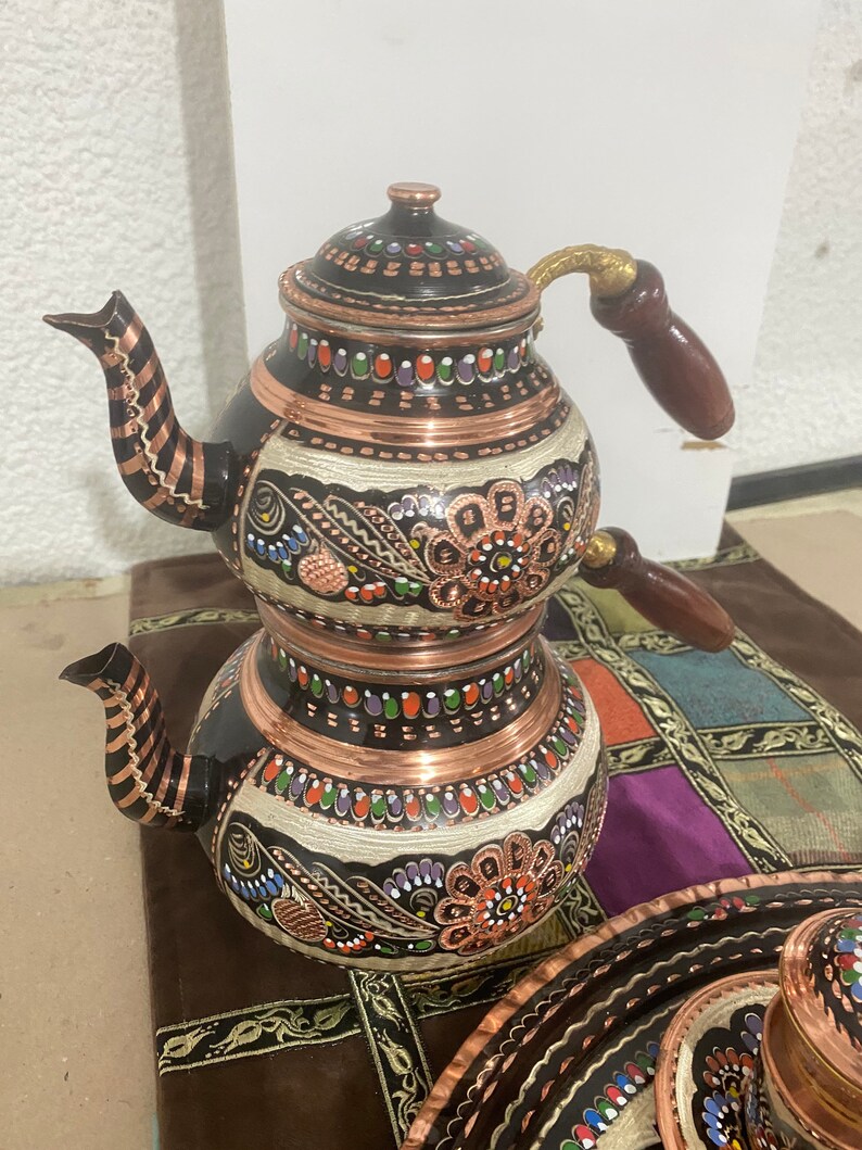 Turkish Tea Set Turkish Sets Tea Set Vintage Tea Set Tea Etsy