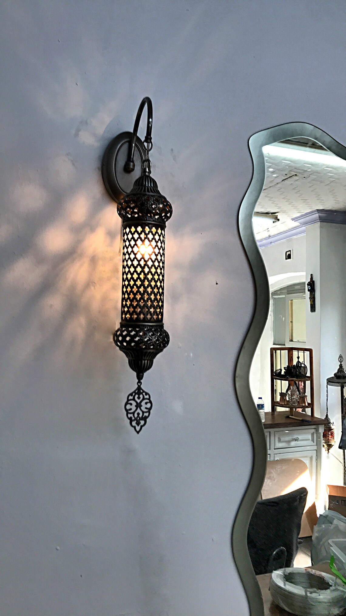 FREE SHIPPING Wall Lamp Wall Light Moroccan Wall Light Etsy