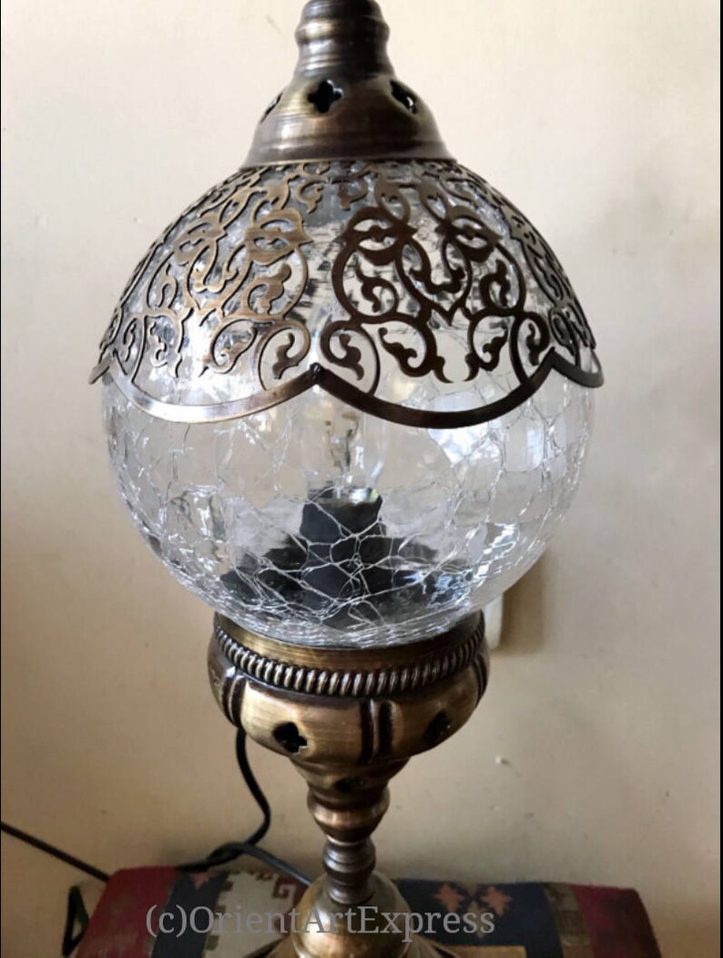 Staande lamp Turkisch bureaulamp tabel licht Marokkaanse | Etsy