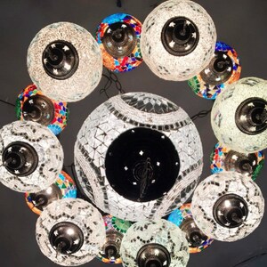 Mosaic lamp,chandelier lighting,mosaic lighting,colorful lighting,foyer lamp,Moroccan light,Moroccan lighting,Turkish light