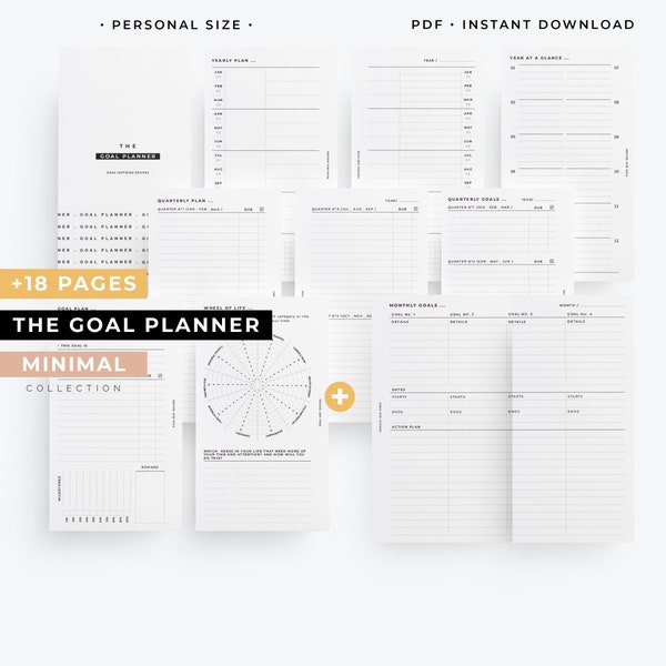 Goal Planner - Etsy