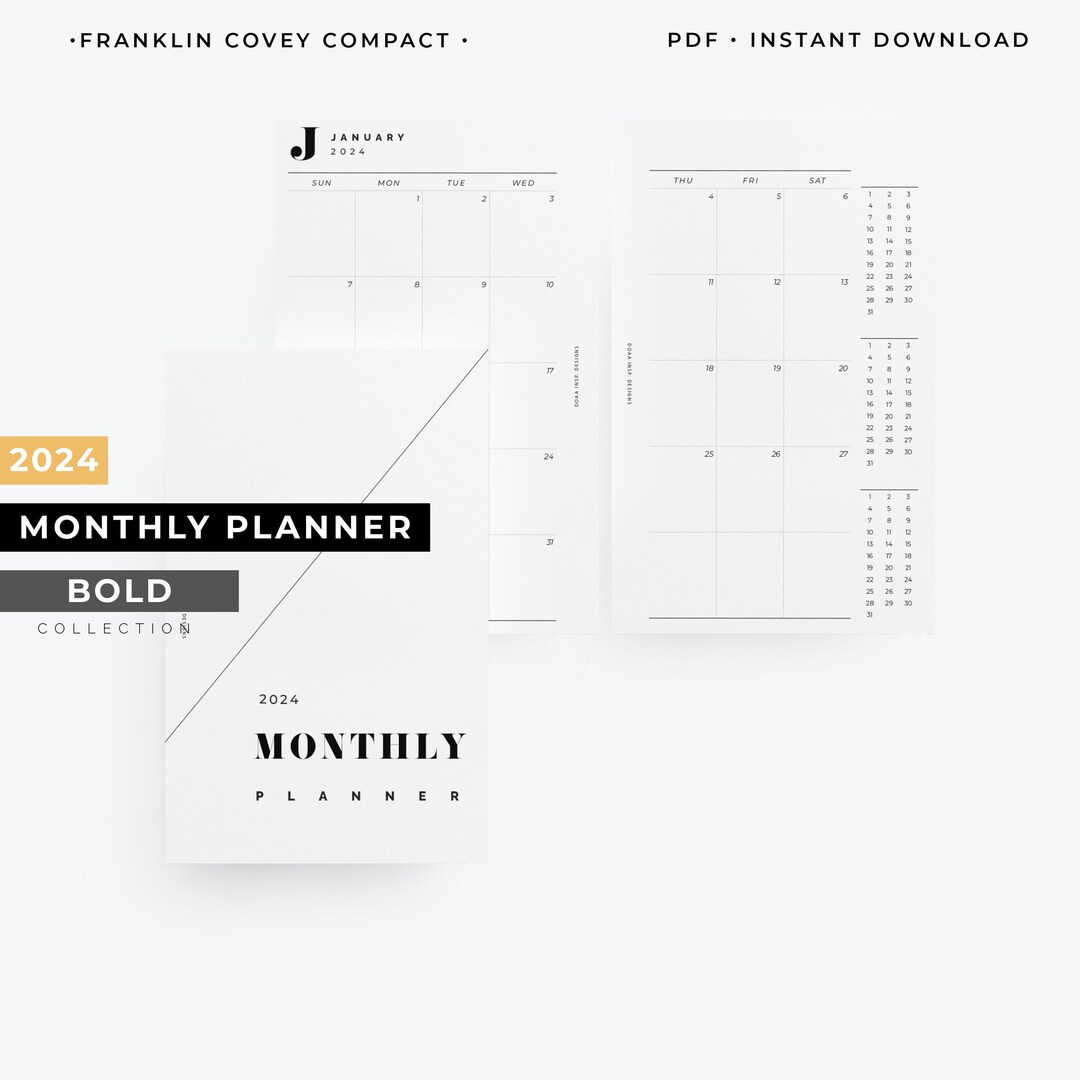 FCC, 2024 Dated Monthly Planner , 2024 FCC Monthly Calendar Printable