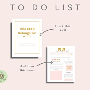 To Do List Template, Task Manager Printable, Day Organizer PDF, Daily ...