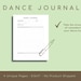 Dance Journal, Practice, Ballet Journal, Ballet Tracker, for Kids, Gift ...