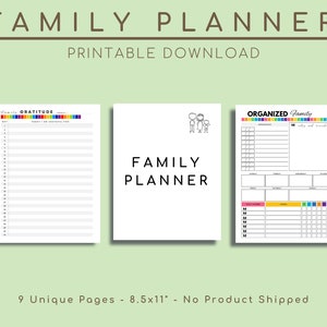 Family Planner, Life Plan, Family Life, Home Organization, Home Living, Mom Planner, Kit, Calendar, Journal