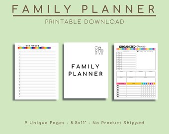 Family Planner, Life Plan, Family Life, Home Organization, Home Living, Mom Planner, Kit, Calendar, Journal