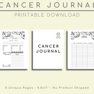 Chemotherapy Journal: Beautiful Cancer Journal For Women (Sized 8.5x11,  110 Pages) - Perfect Chemotherapy Gifts For Women - Record Your Cancer
