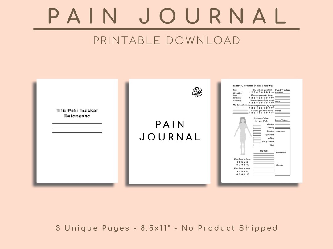 Pain Journal, Pain Management Scale, Chronic Symptom Tracker