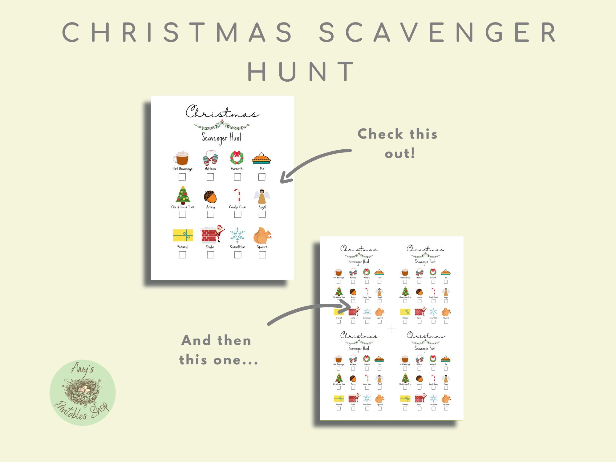 Christmas Scavenger Hunt Christmas Game Clues & Ideas For