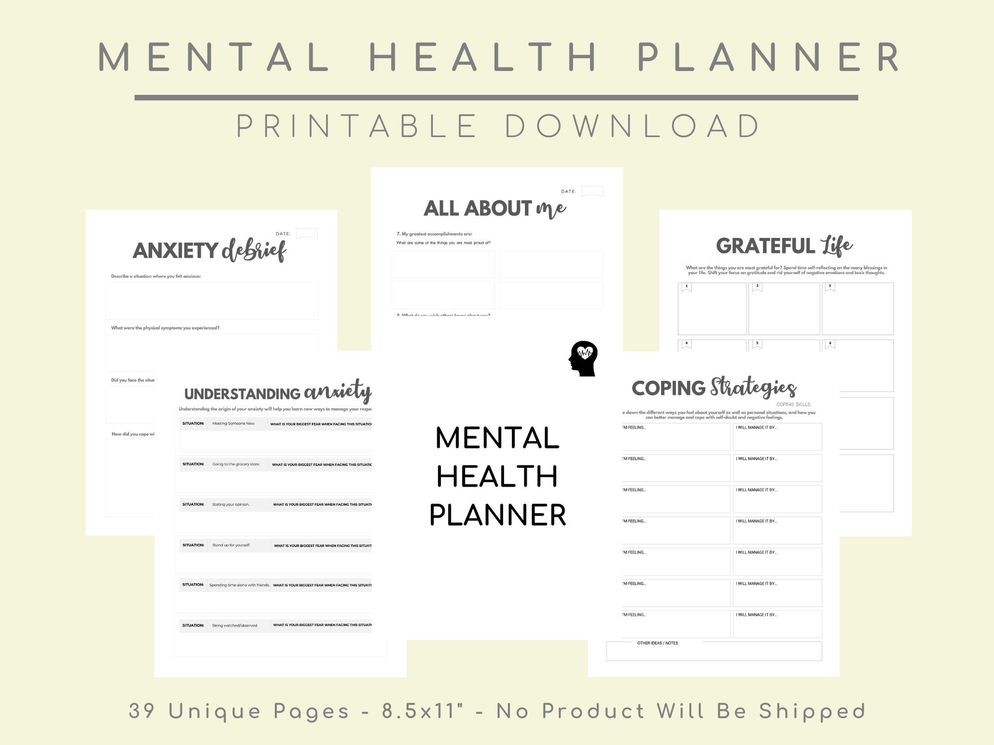 Mental Health Wellness Journal, Mental Health Day, Self Care Ideas