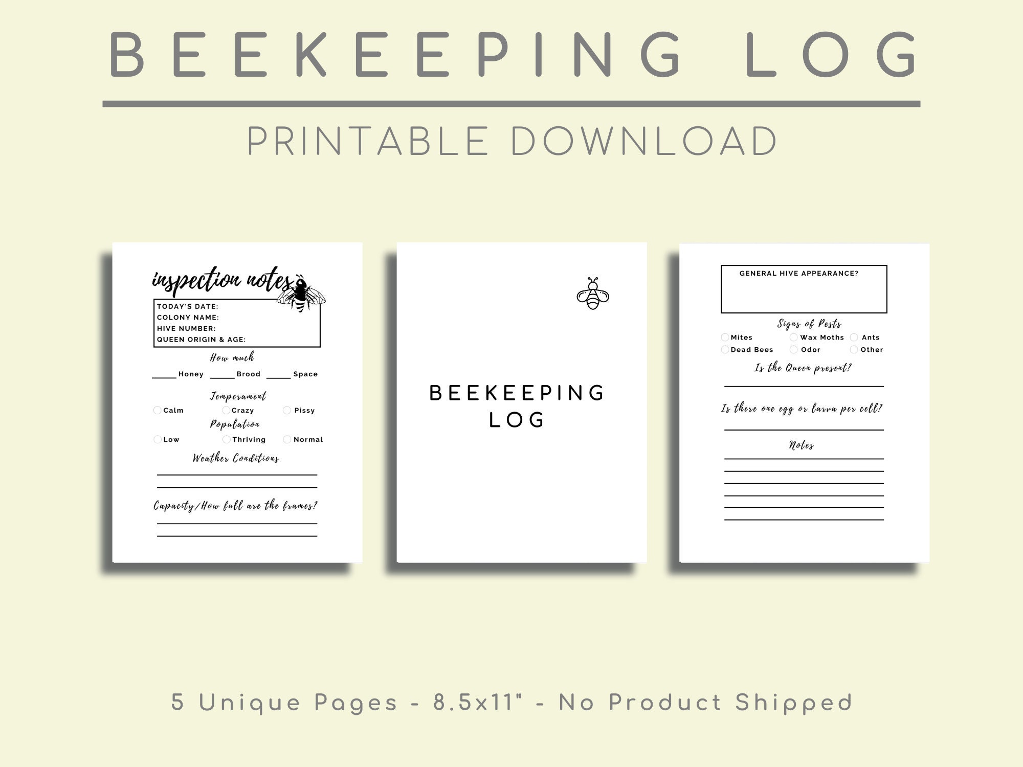 Beekeeping Journal  Beekeeping Log Book: Notebook for Beekeepers,  Beekeeping Beginners Tracking Book: Designer, Gala, Design, Gala:  9798780194194: : Books