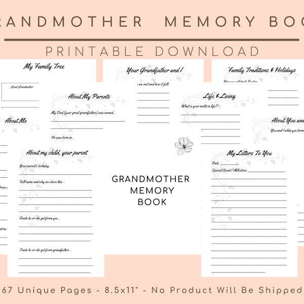 Grandmother Gifts Etsy