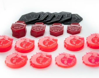 Dungeons And Dragons Tokens (Complete set)