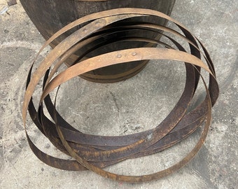 Whisky Barrel Metal Hoops/Rings Garden Art Diy