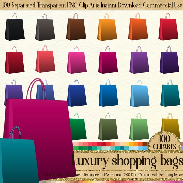 100 Shopping Bag PNG Images 300 DPI Instant Download Commercial Use Gradient Shopping Bag fashion bag market bag gift bag paper bags