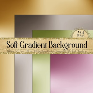 254 Soft Metallic Farbverlauf Hintergrund Bilder 12 Zoll 300 Dpi Instant Download kommerzielle Nutzung Metallic Textur Luxus Farbverlauf Digitale Papiere