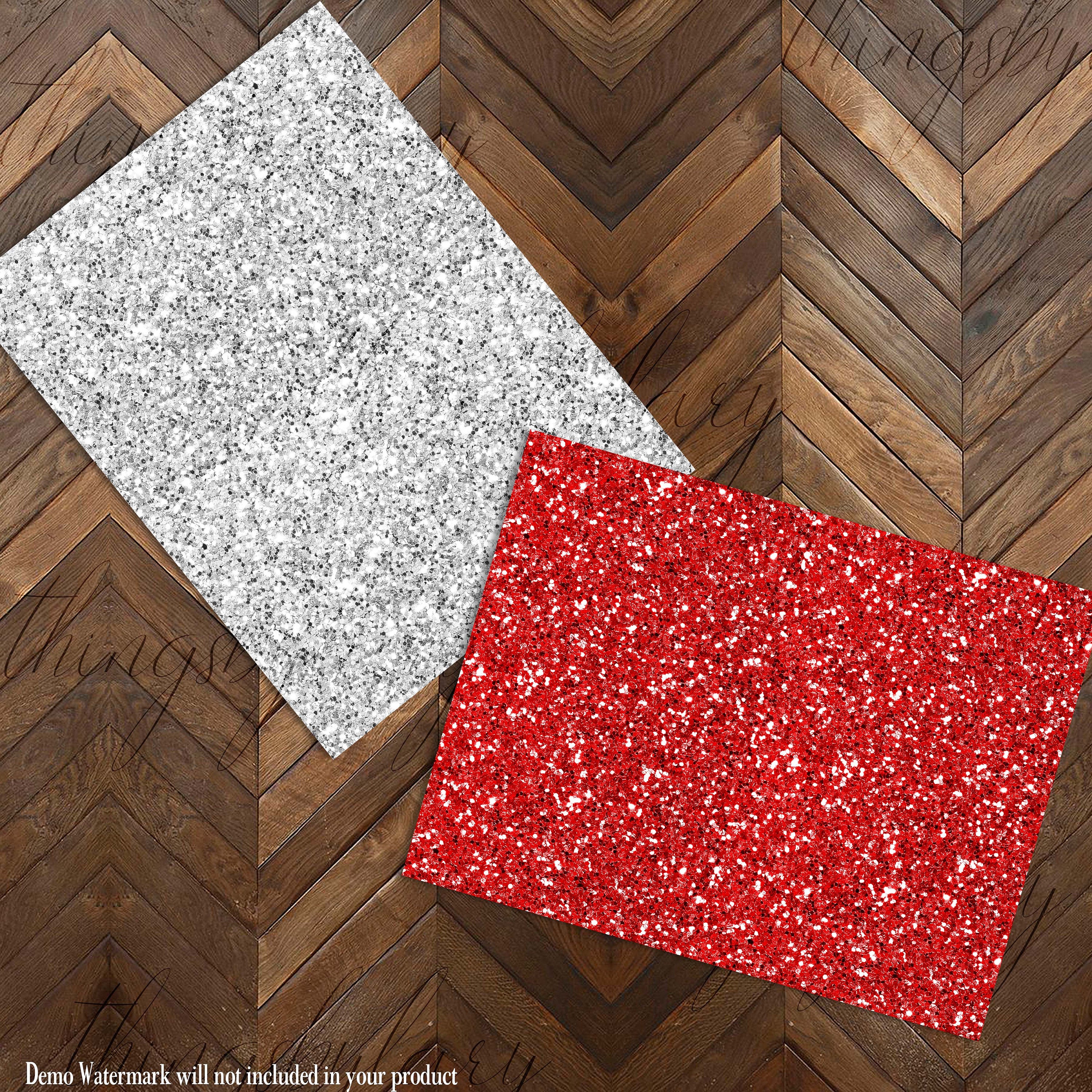 Red Glitter Cardstock Background Top View Photography · Creative Fabrica