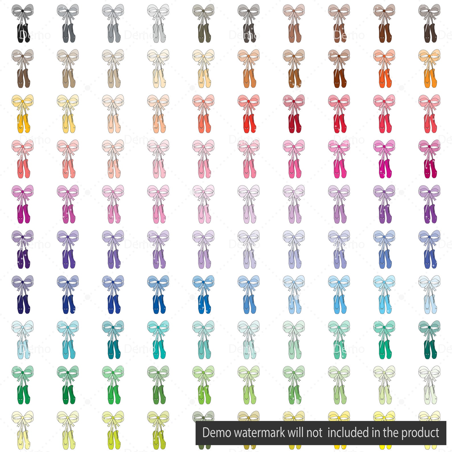 100 ballet shoes clipart,princess shoes,100 png clip art,planner clipart,instant download clipart,kid girl clipart, fashion clip