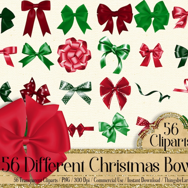Christmas Bows - Etsy
