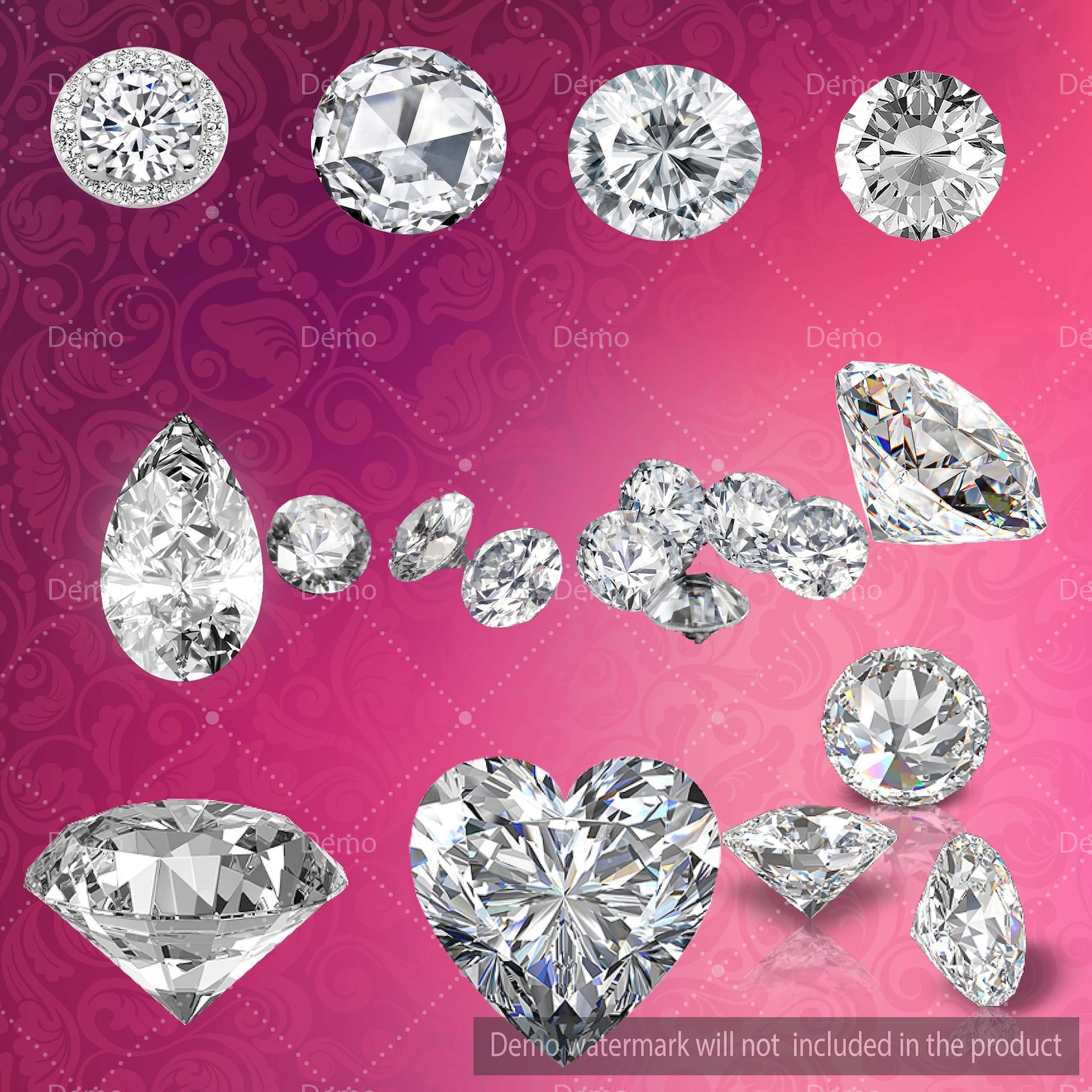 String Dimond Shape Hanging Diamond Chain Clipart,diamond String,jewelry String,celebration ...