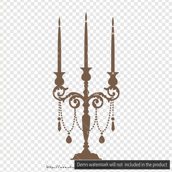 100 Vintage Candle Holder Clipart Vintage Candle Clipart 100 Png Clipart Planner Clipart Instant Download Clipart 100 European Clipart