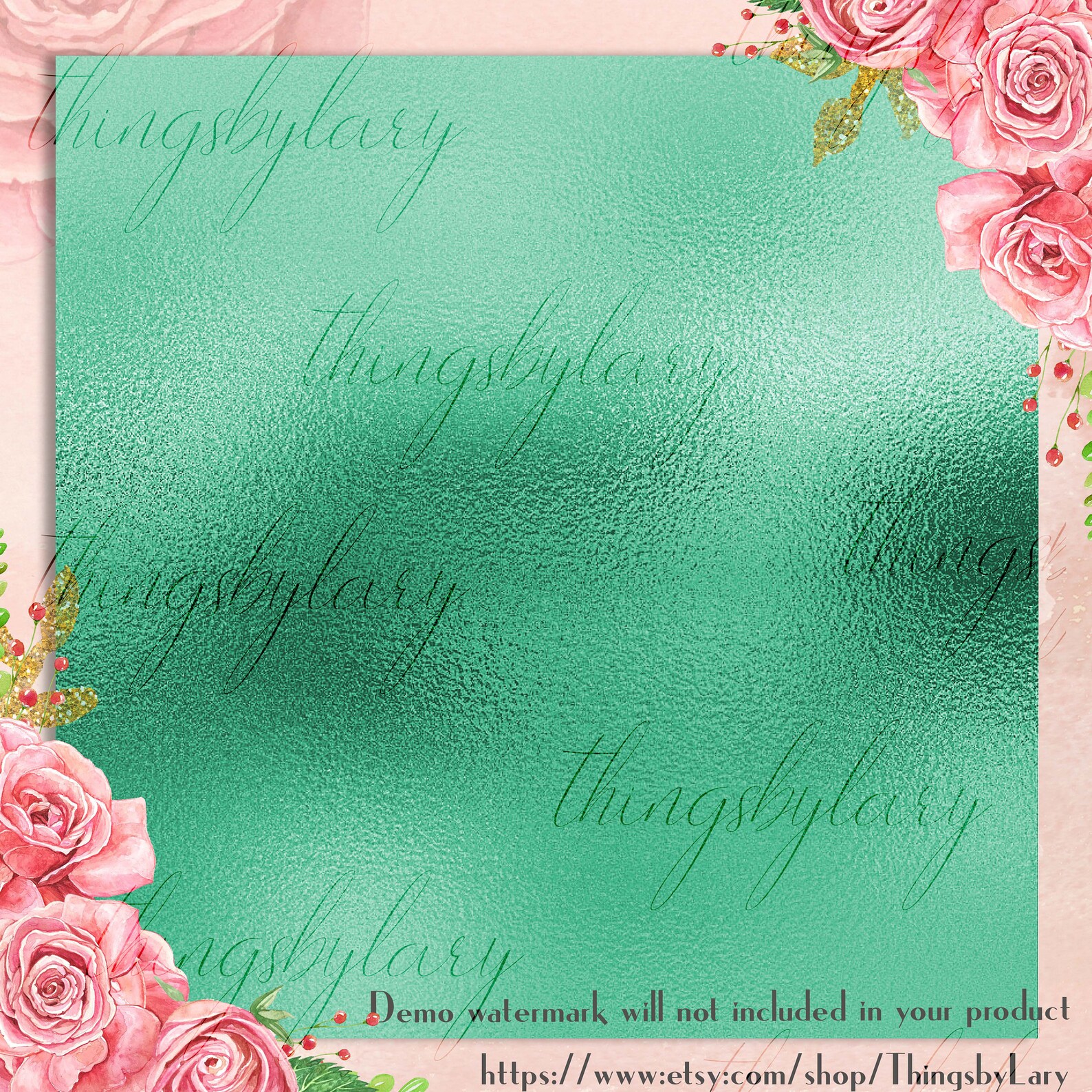 42 Mint Foil Papers 12 Inch 300 Dpi Planner Paper Commercial Etsy