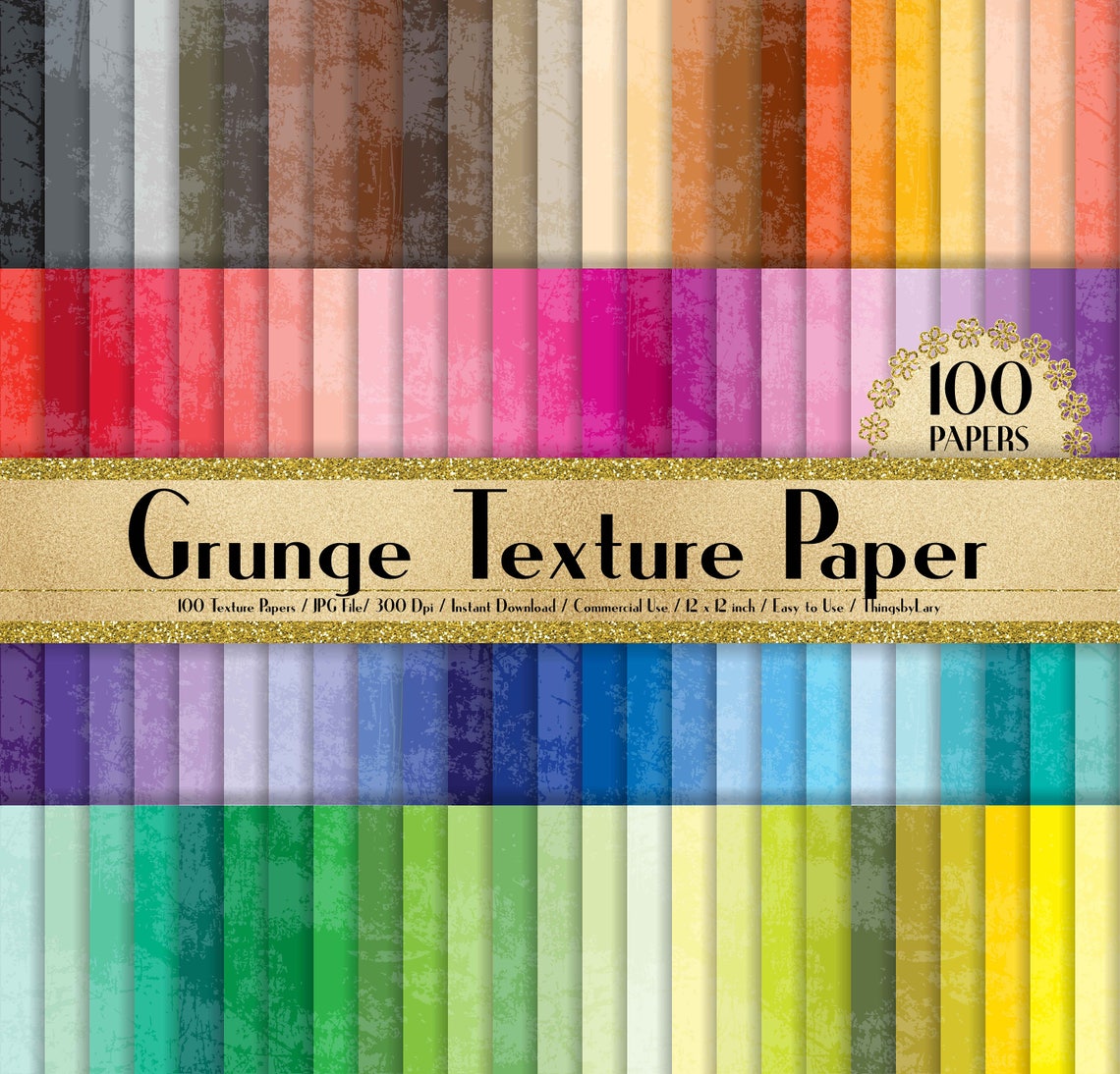 100 Grunge Texture Papers in 12 X 12 300 Dpi - Etsy Canada